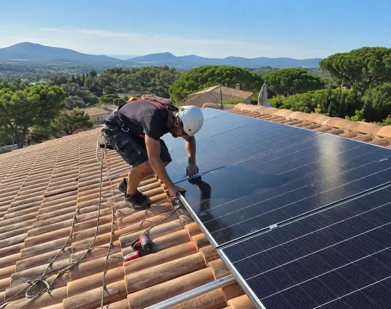 Installateur panneaux solaires La Vraie-Croix — pose photovoltaïque sur toiture